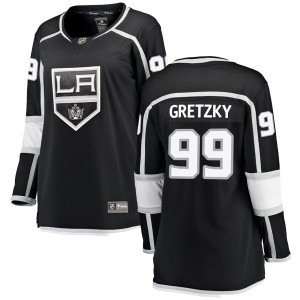 Women's Los Angeles Kings Wayne Gretzky Fanatics Branded Breakaway Home Jersey - Black