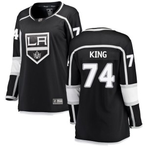 Women's Los Angeles Kings Dwight King Fanatics Branded Breakaway Home Jersey - Black