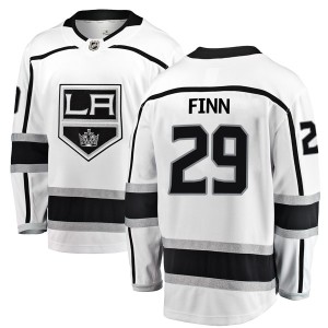 Men's Los Angeles Kings Steven Finn Fanatics Branded Breakaway Away Jersey - White
