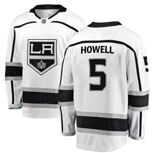 Men's Los Angeles Kings Harry Howell Fanatics Branded Breakaway Away Jersey - White