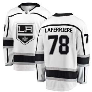 Men's Los Angeles Kings Alex Laferriere Fanatics Branded Breakaway Away Jersey - White