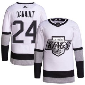Youth Los Angeles Kings Phillip Danault Adidas Authentic 2021/22 Alternate Primegreen Pro Player Jersey - White
