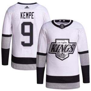 Youth Los Angeles Kings Adrian Kempe Adidas Authentic 2021/22 Alternate Primegreen Pro Player Jersey - White