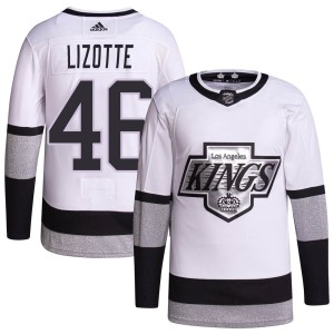 Youth Los Angeles Kings Blake Lizotte Adidas Authentic 2021/22 Alternate Primegreen Pro Player Jersey - White