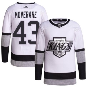 Youth Los Angeles Kings Jacob Moverare Adidas Authentic 2021/22 Alternate Primegreen Pro Player Jersey - White