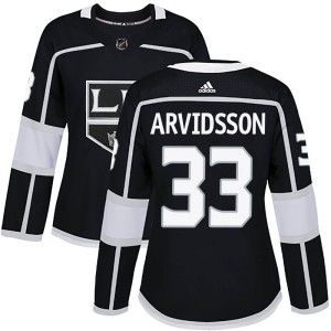 Women's Los Angeles Kings Viktor Arvidsson Adidas Authentic Home Jersey - Black