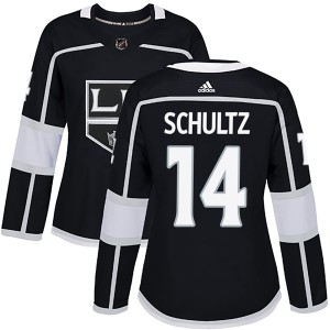 Women's Los Angeles Kings Dave Schultz Adidas Authentic Home Jersey - Black