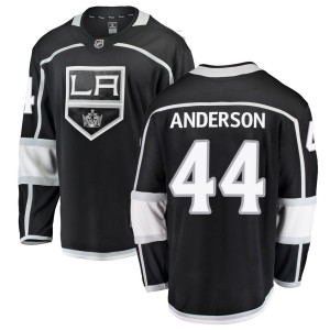 Youth Los Angeles Kings Mikey Anderson Fanatics Branded ized Breakaway Home Jersey - Black