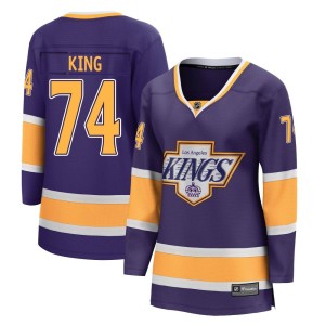 Women's Los Angeles Kings Dwight King Fanatics Branded Breakaway 2020/21 Special Edition Jersey - Purple