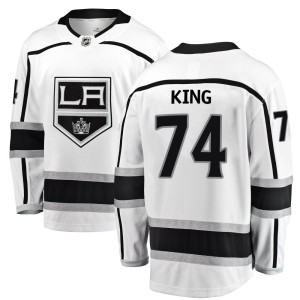 Youth Los Angeles Kings Dwight King Fanatics Branded Breakaway Away Jersey - White