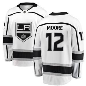 Youth Los Angeles Kings Trevor Moore Fanatics Branded Breakaway Away Jersey - White