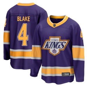 Men's Los Angeles Kings Rob Blake Fanatics Branded Breakaway 2020/21 Special Edition Jersey - Purple