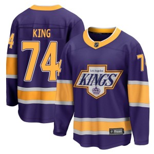 Men's Los Angeles Kings Dwight King Fanatics Branded Breakaway 2020/21 Special Edition Jersey - Purple