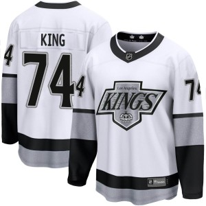 Youth Los Angeles Kings Dwight King Fanatics Branded Premier Breakaway Alternate Jersey - White