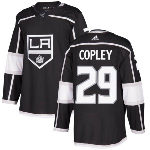 Youth Los Angeles Kings Pheonix Copley Adidas Authentic Home Jersey - Black