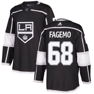 Youth Los Angeles Kings Samuel Fagemo Adidas Authentic Home Jersey - Black