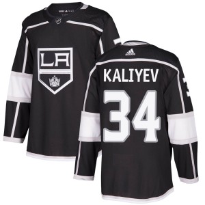 Youth Los Angeles Kings Arthur Kaliyev Adidas Authentic Home Jersey - Black