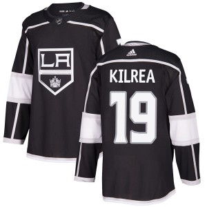 Youth Los Angeles Kings Brian Kilrea Adidas Authentic Home Jersey - Black