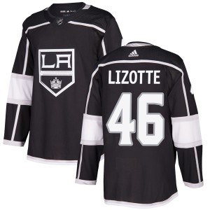 Youth Los Angeles Kings Blake Lizotte Adidas Authentic Home Jersey - Black