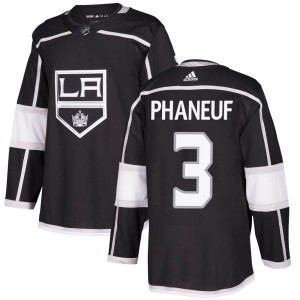 Youth Los Angeles Kings Dion Phaneuf Adidas Authentic Home Jersey - Black