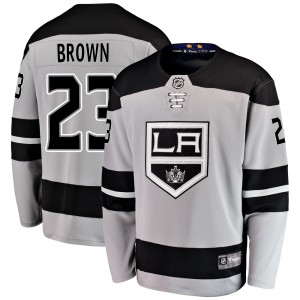 Youth Los Angeles Kings Dustin Brown Fanatics Branded Breakaway Gray Alternate Jersey - Brown