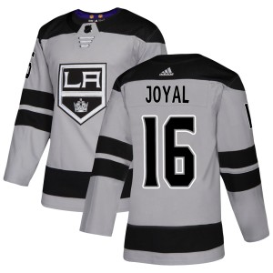 Youth Los Angeles Kings Eddie Joyal Adidas Authentic Alternate Jersey - Gray