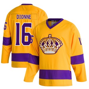 Youth Los Angeles Kings Marcel Dionne Adidas Authentic Classics Jersey - Gold