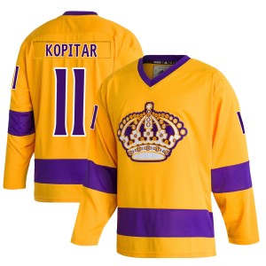 Youth Los Angeles Kings Anze Kopitar Adidas Authentic Classics Jersey - Gold