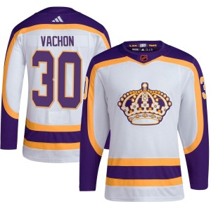 Youth Los Angeles Kings Rogie Vachon Adidas Authentic Reverse Retro 2.0 Jersey - White