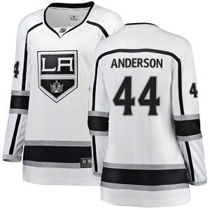 Women's Los Angeles Kings Mikey Anderson Fanatics Branded ized Breakaway Away Jersey - White
