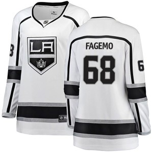 Women's Los Angeles Kings Samuel Fagemo Fanatics Branded Breakaway Away Jersey - White