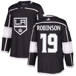 Men's Los Angeles Kings Larry Robinson Adidas Authentic Home Jersey - Black