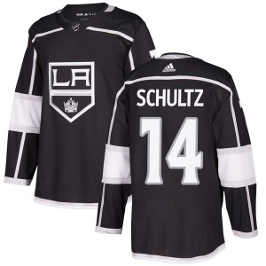 Men's Los Angeles Kings Dave Schultz Adidas Authentic Home Jersey - Black