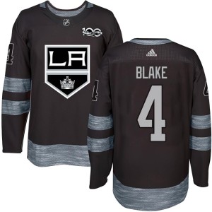 Youth Los Angeles Kings Rob Blake Authentic 1917-2017 100th Anniversary Jersey - Black
