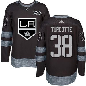 Youth Los Angeles Kings Alex Turcotte Authentic 1917-2017 100th Anniversary Jersey - Black