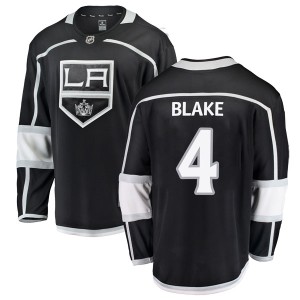 Men's Los Angeles Kings Rob Blake Fanatics Branded Breakaway Home Jersey - Black