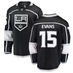 Men's Los Angeles Kings Daryl Evans Fanatics Branded Breakaway Home Jersey - Black