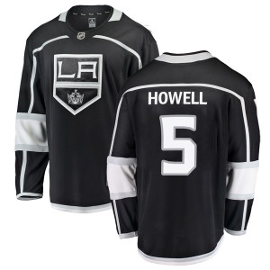 Men's Los Angeles Kings Harry Howell Fanatics Branded Breakaway Home Jersey - Black