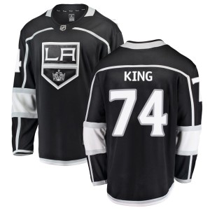 Men's Los Angeles Kings Dwight King Fanatics Branded Breakaway Home Jersey - Black