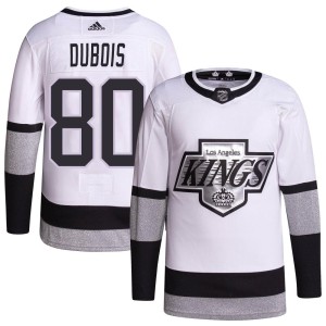 Men's Los Angeles Kings Pierre-Luc Dubois Adidas Authentic 2021/22 Alternate Primegreen Pro Player Jersey - White