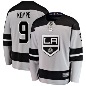 Men's Los Angeles Kings Adrian Kempe Fanatics Branded Breakaway Alternate Jersey - Gray