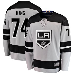 Men's Los Angeles Kings Dwight King Fanatics Branded Breakaway Alternate Jersey - Gray