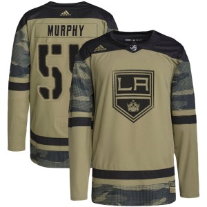 Men's Los Angeles Kings Larry Murphy Adidas Authentic Military Appreciation Practice Jersey - Camo