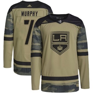 Men's Los Angeles Kings Mike Murphy Adidas Authentic Military Appreciation Practice Jersey - Camo